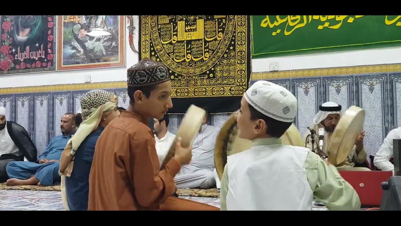 في تكية الشيخ ابو جنيد علي بن اجود المداح سامر السامرائي حن الكلب وازدادت العبرة / دوس ازناد الرشاشة