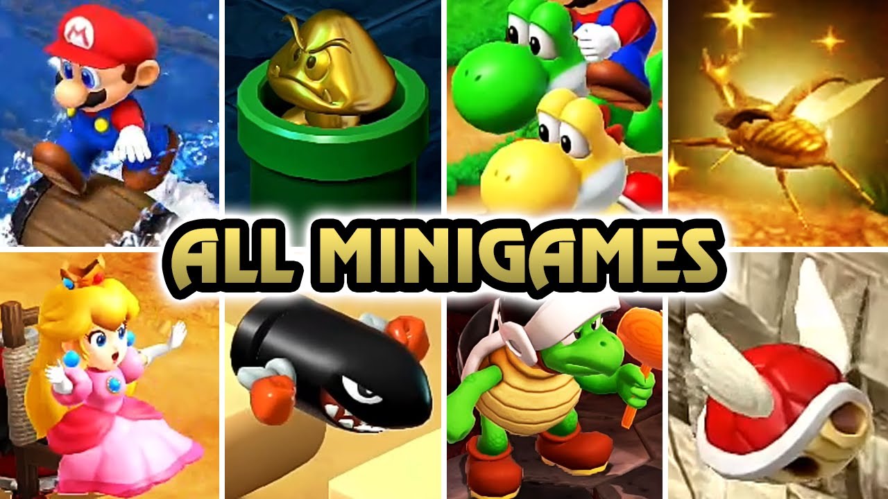 Super Mario RPG - All Minigames (Full)