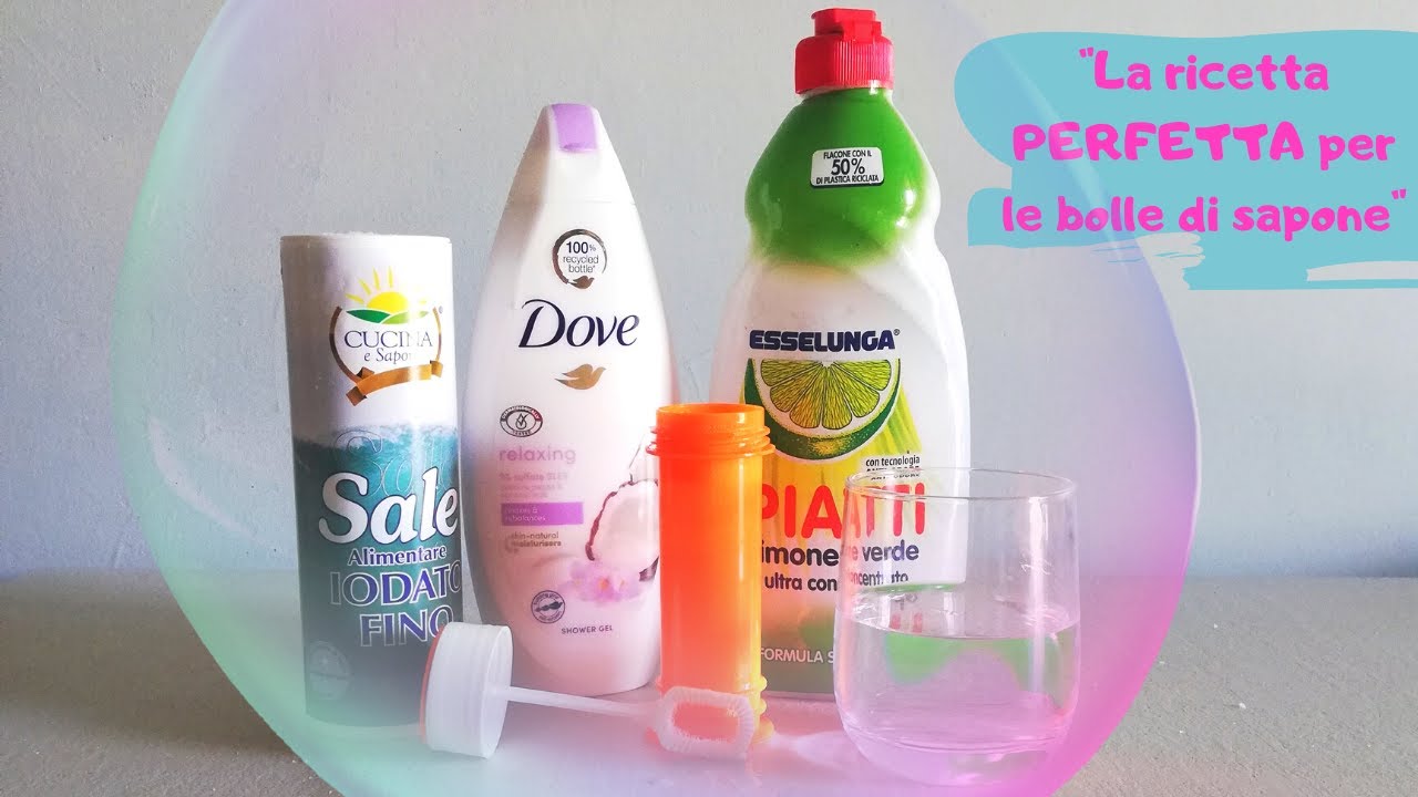 - La ricetta PERFETTA per le bolle di sapone -