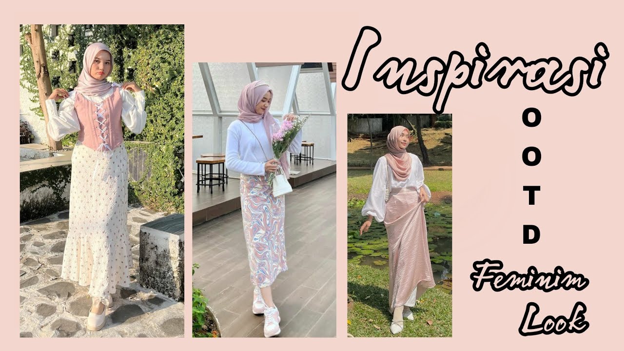 Outfit Feminim Look | OOTD Casual - Mix and Match Warna Pink