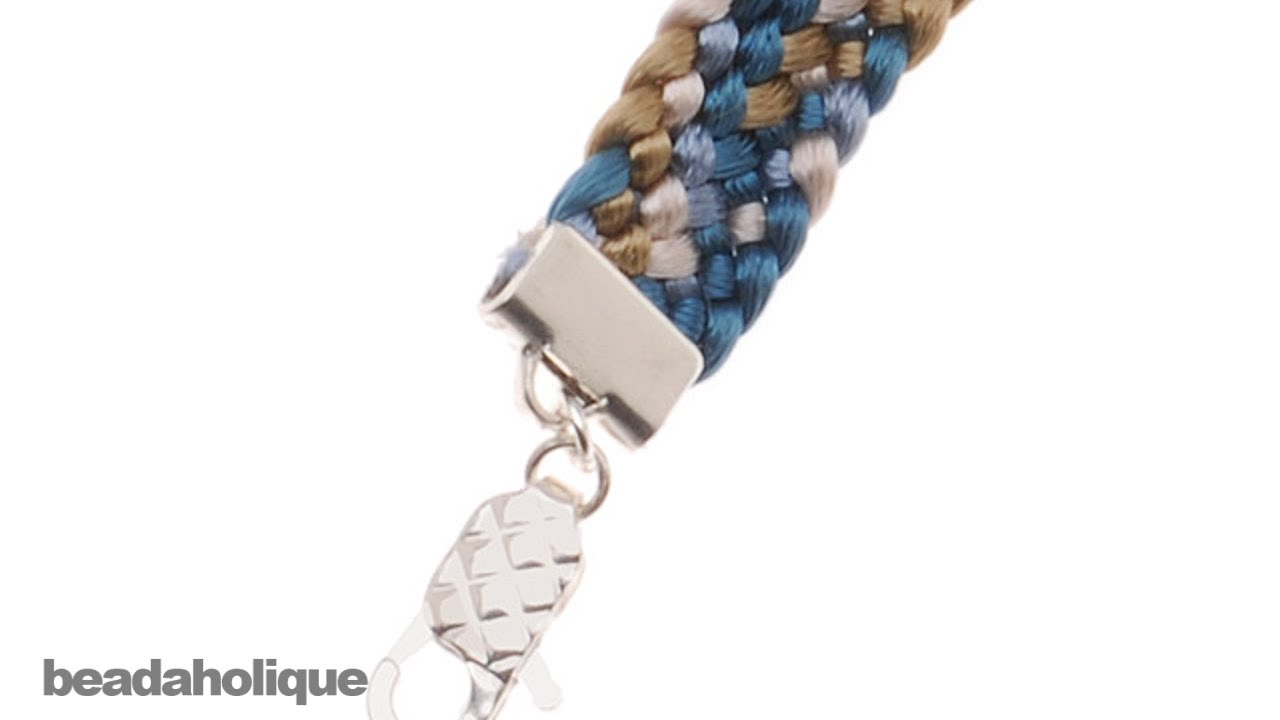 How to Tie Off and Finish Flat Braid Kumihimo Ends