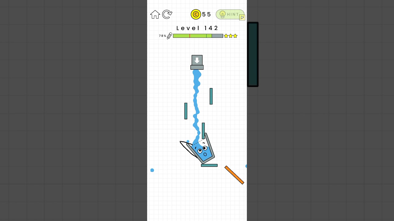 Happy Glass #shorts  Level 142 #gameplay  Solution by Avira Gaming zone