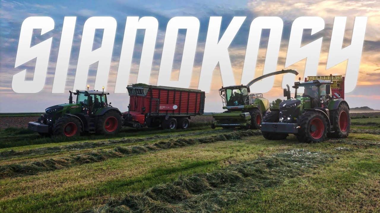 Zbiór Traw 2023 Na duża skalę!☆5 zestawów w akcji☆ 3x Fendt  2x NewHolland ☆ 77 Hektarów W Pryzme ☆