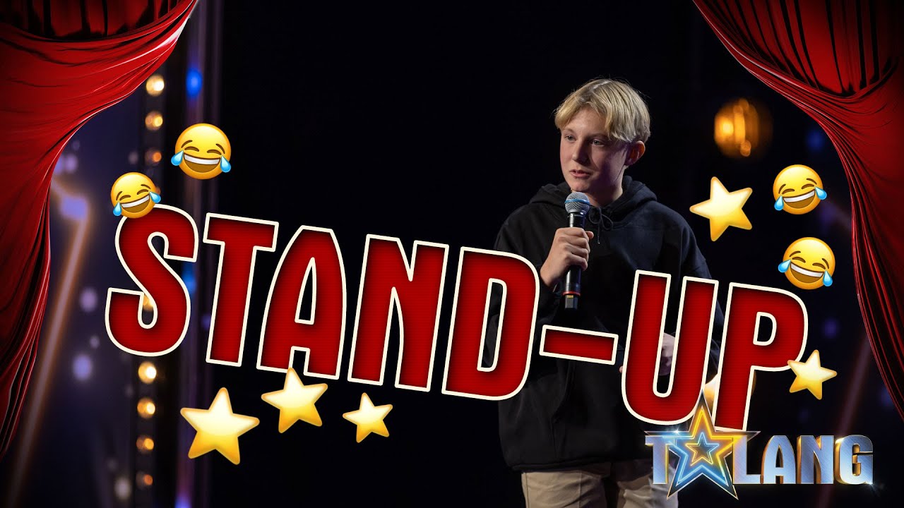 14-&aring;riga Douglas N&ouml;rgaard superhyllas f&ouml;r sin stand up - Talang 2021