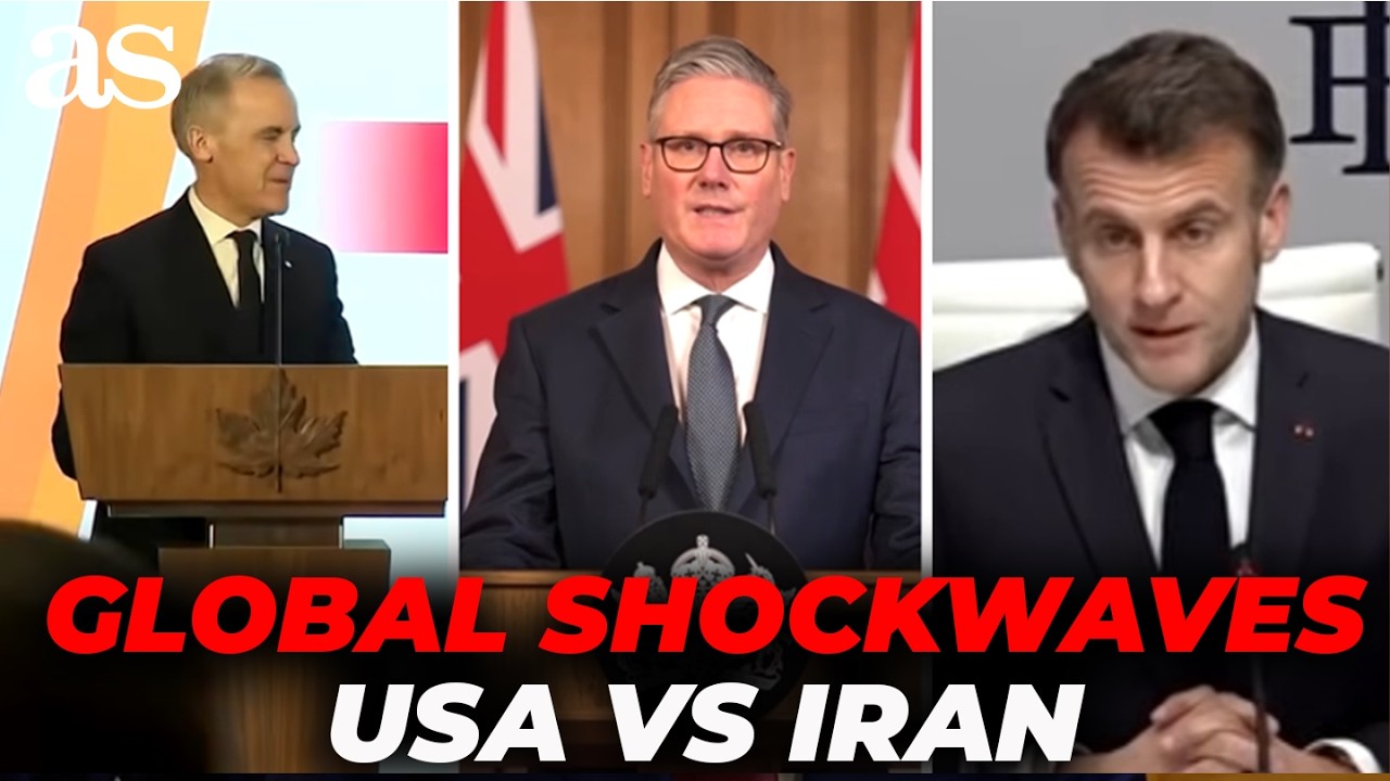 WORLD LEADERS REACT after U.S. STRIKES IRAN: Carney, Starmer, Macron...