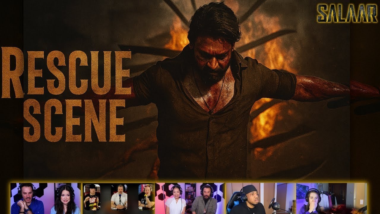 Prabhas Saves Tribal Women  Salaar Movie Scene Reaction @CineDesi @BaddMedicine @ChaatNChat