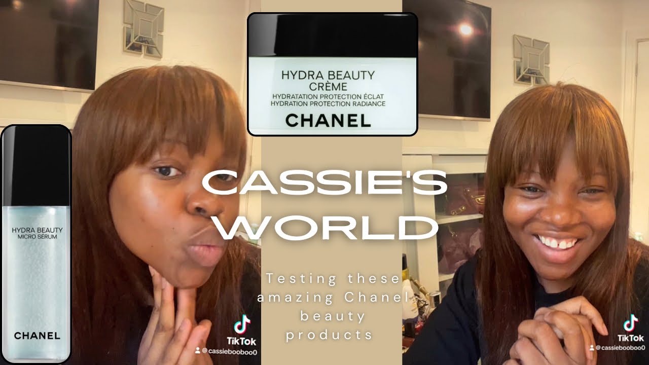 #unedited🤦🏽‍♀️Watch how the Chanel Hydra Beauty Micro Serum&Hydra Beauty Crème transforms my skin.
