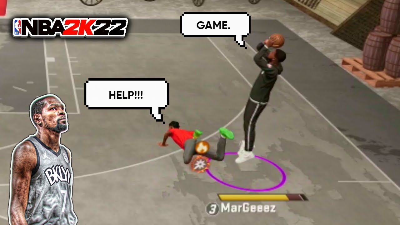 I TOOK KEVIN DURANT TO THE 1V1 COURT ON NBA 2K22