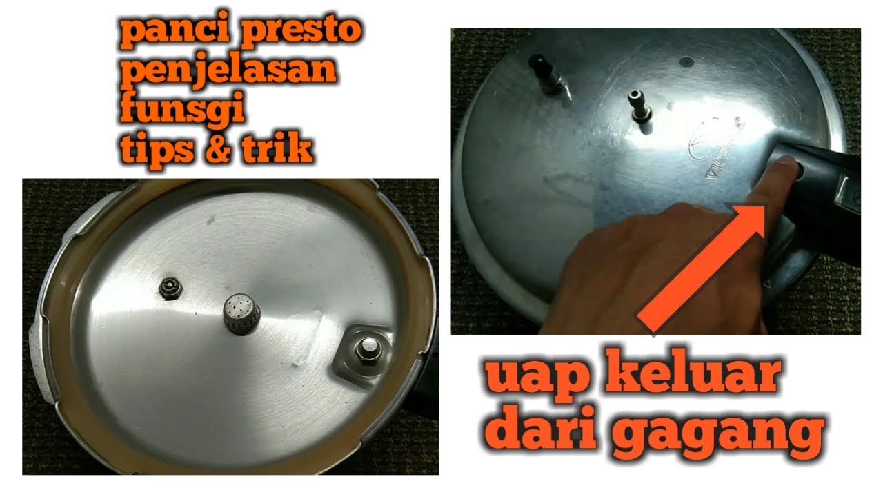 cara mengatasi tutup presto keluar uap dari gagang || tips & trik memperbaiki panci presto.