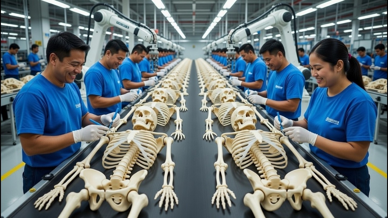 How bones are turned into medicine today, inside the modern factory, Full Process