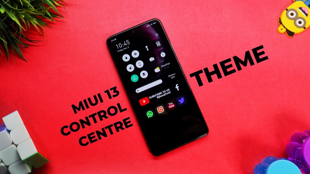 MIUI 13 Control Centre Theme For Redmi & Poco Device | Miui 13 Customisation On Miui | MIUI 13 Theme