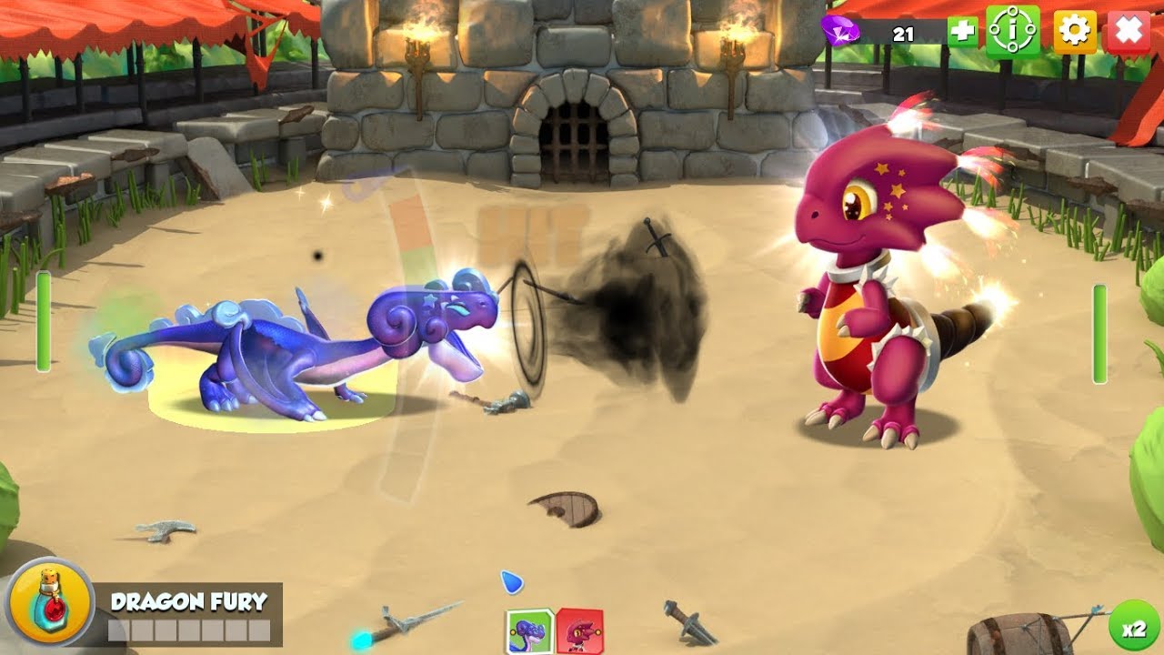 Boss Sparkler Dragon VS Stardust Dragon ( TURF WAR EVENTS ) - Dragon Mania Legends | Part 1022 HD