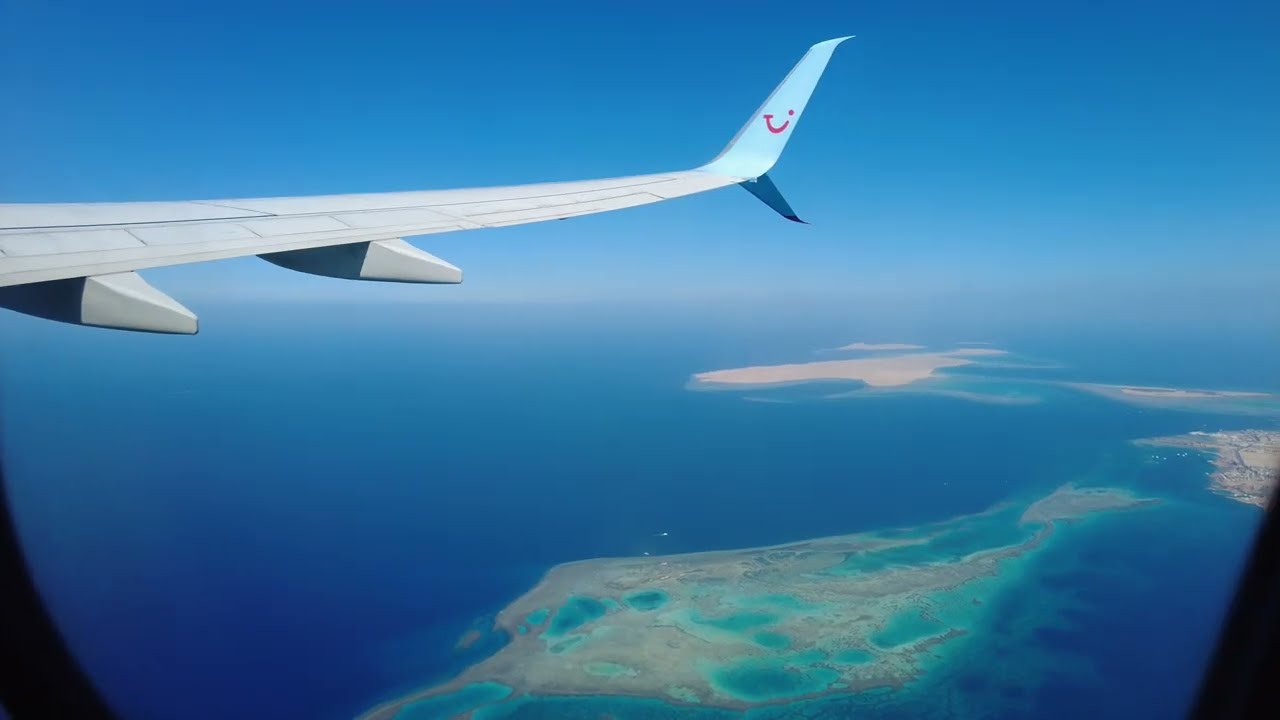 TUI FLY BOEING 737 MAX Eindhoven NEDERLANDS to Sharm El Sheikh via Hurghada EGYPT