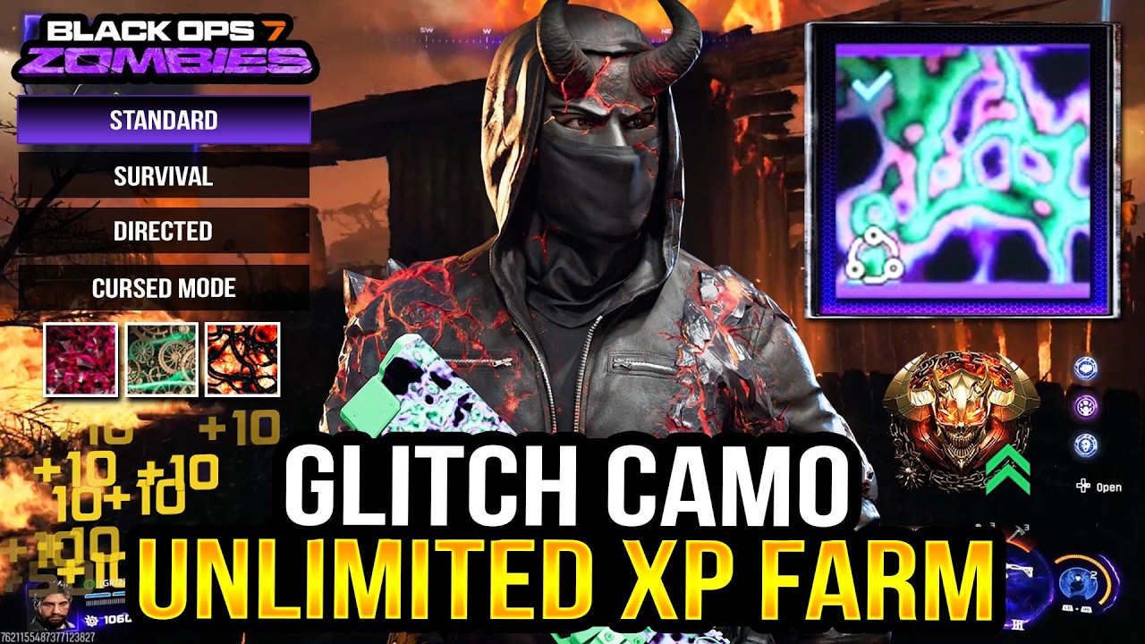 BO7 Zombies ★ NEW GLITCH CAMO! Solo Unlimited XP Glitch (Updated)