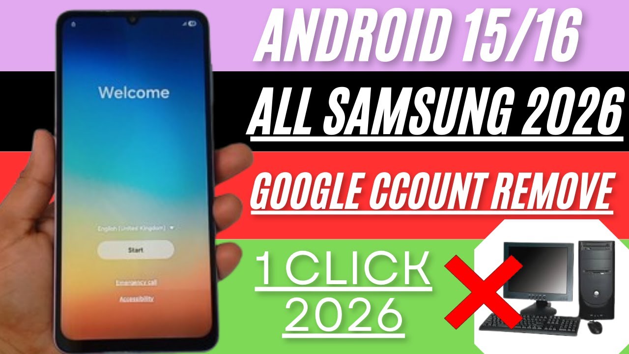 2026 All Samsung FRP Bypass  | Google Account Remove Android 14/15/16 | No PC 100% Successful