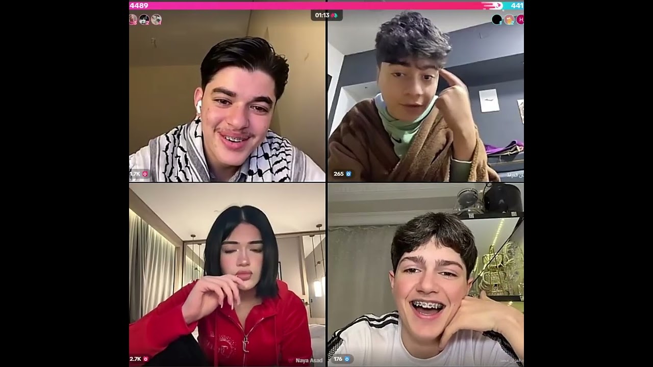 احمد وليد رباعي مع نايا و كينان و عبد عزيز كلو حماس وليش نايا كانت غايبة عن اللايفات