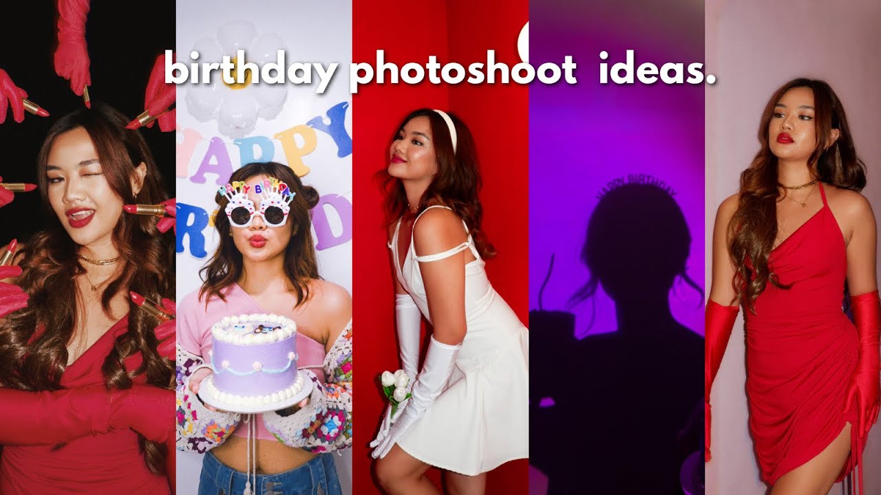 ДЕНЬ РОЖДЕНИЯ 🎂🥳 КРЕАТИВНЫЕ ИДЕИ ДЛЯ ДОМАШНЕЙ ФОТОСЕССИИ 📸 | Идеи для автопортрета своими руками ...