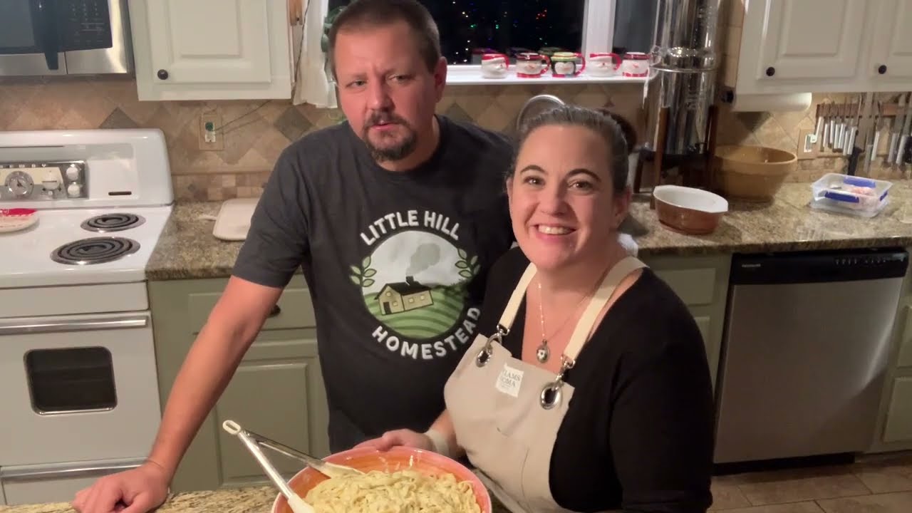 Homemade pasta recipe and a bonus Alfredo sauce recipe. You will never want pasta from a box again!