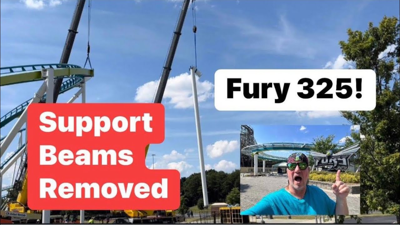 CAROWINDS FURY 325 SUPPORT BEAM REMOVED