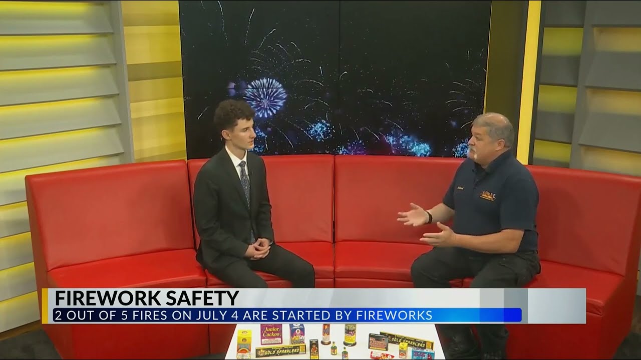 07 02 2023 Fireworks Safety Tips on 6 News - WLNS TV Lansing