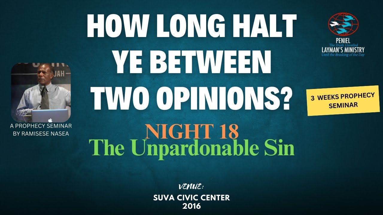 18. The Unpardonable Sin