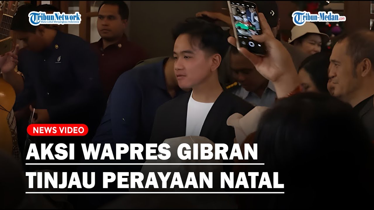 AKSI WAPRES GIBRAN Tinjau Perayaan Natal di GPIB Paulus Menteng❗