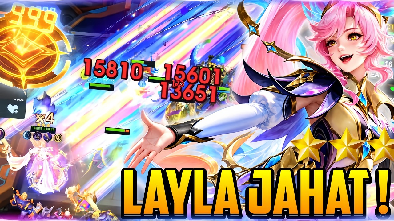 LAYLA JAHAT IS REAL ❗ HERO OP BARU 999 ECHOMANCER MAGIC CHESS GOGO TERBARU