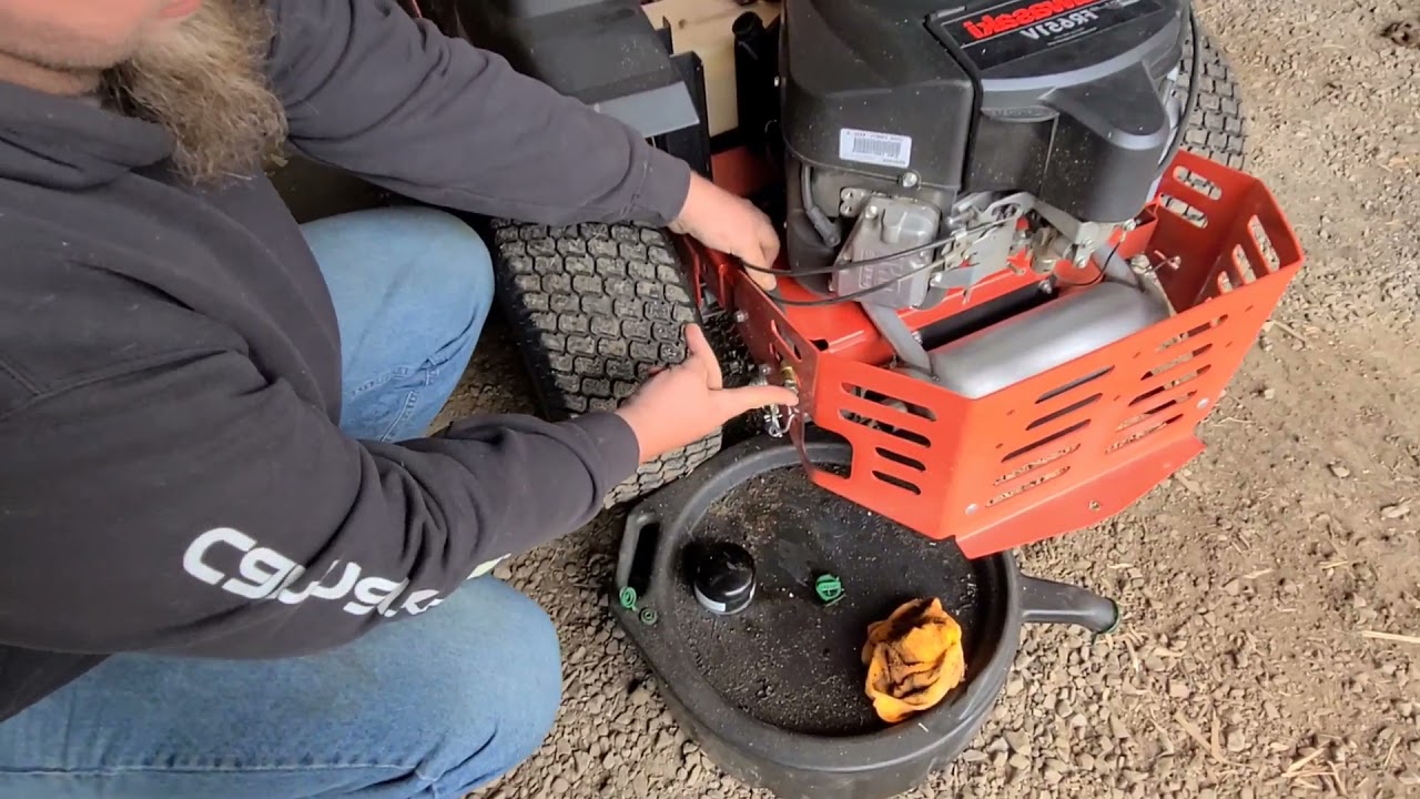 Simplicity Courier spring lawn mower maintenance.