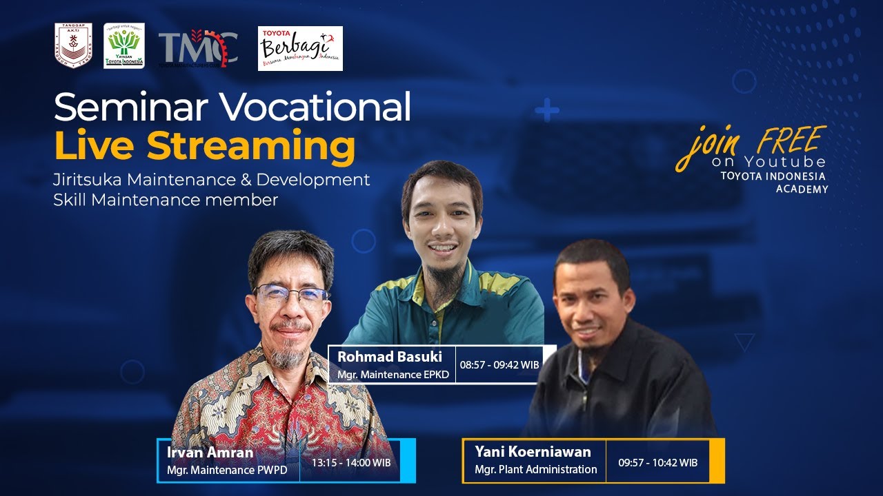 Seminar Vocational | Jiritsuka Maintenance & Development Skill Maintenance Member