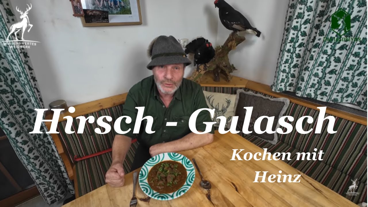 🦌 Hirschgulasch nach Heinz Unterberger – Traditionelles Wildgulasch Rezept aus Österreich