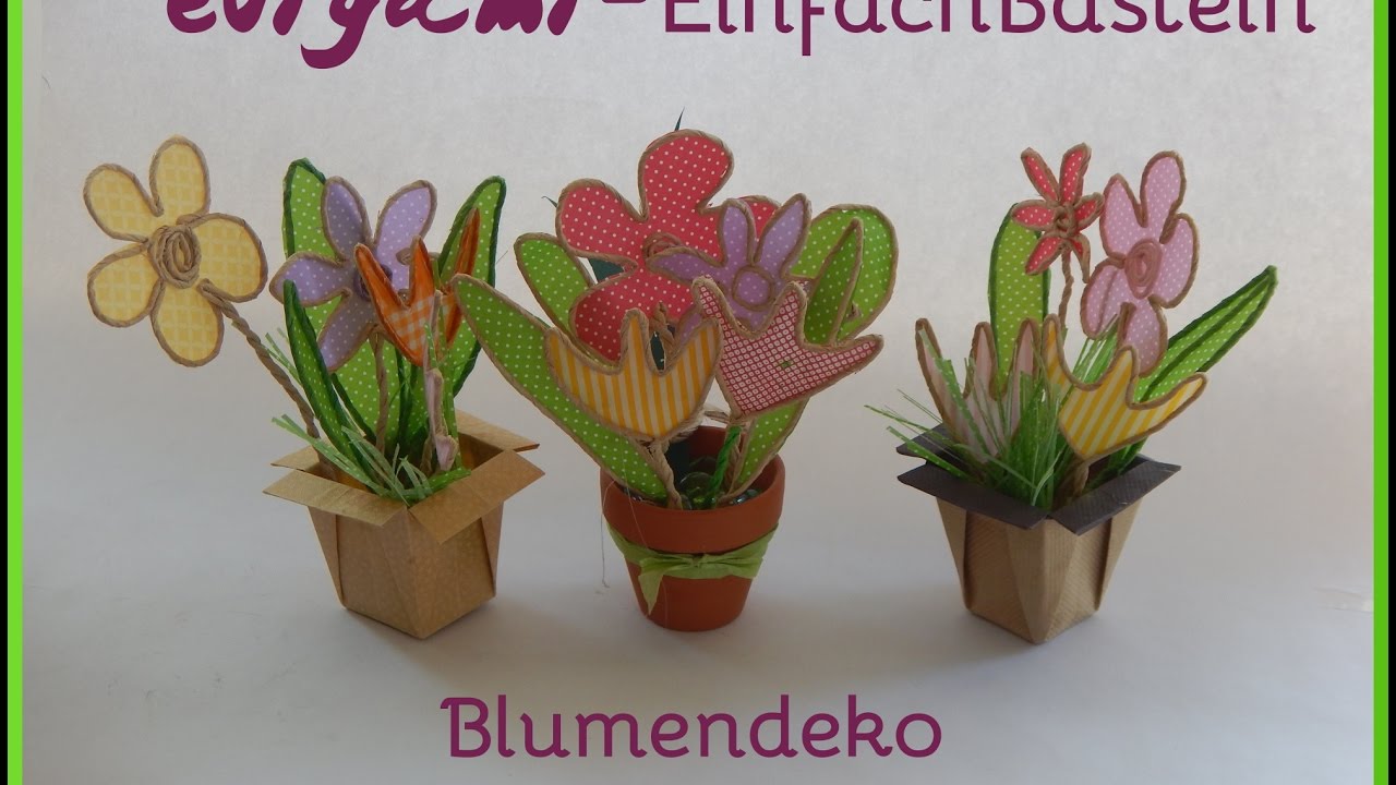 Blumendekoration aus Papierdraht