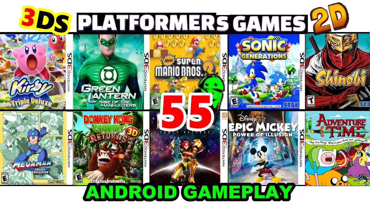 Top 55 Best 2D Platformers Games for 3DS - Citra Emulator Android