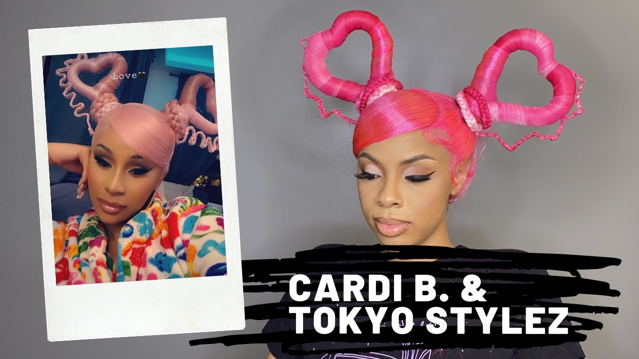 WATCH ME DO CARDI B. & TOKYO STYLEZ HAIR STYLE RECREATION