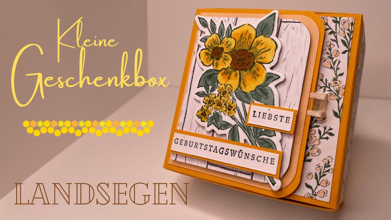 Kleine Geschenkbox, Verpackung, Landsegen, Stampin'Up!