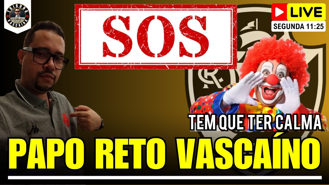 🚨PAPO RETO | SEM COMANDO NO VASCO | VERGONHA | TRIBUNA VASCAÍNA está ao vivo! 02/03/26 #shorts