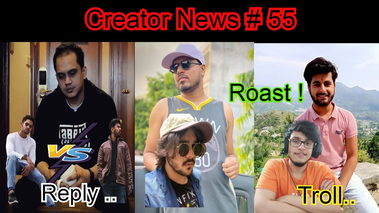 Creator News # 55 - Gyaani reply to who cares, Goofyapa vs Triggered Insaan, Amit bhadana, Ashish