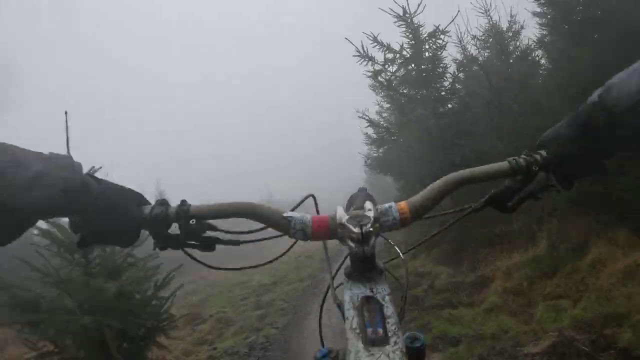 Wet day @ Bike park wales