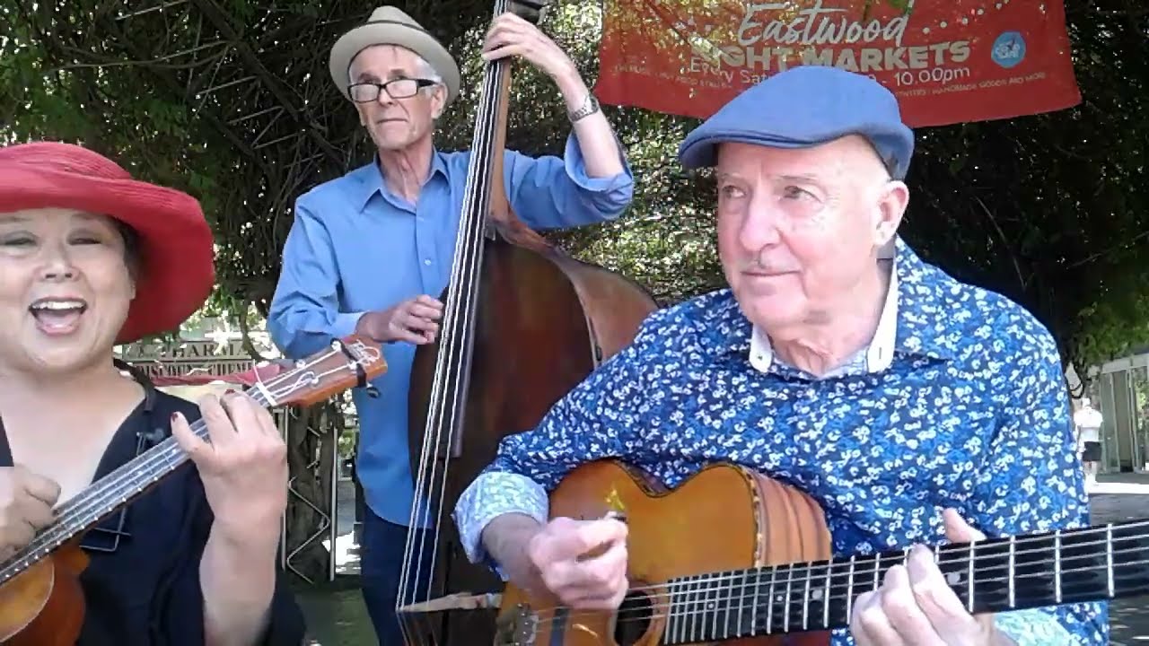 The Lion Sleeps Tonight - John and Yuki w Tony Burkys