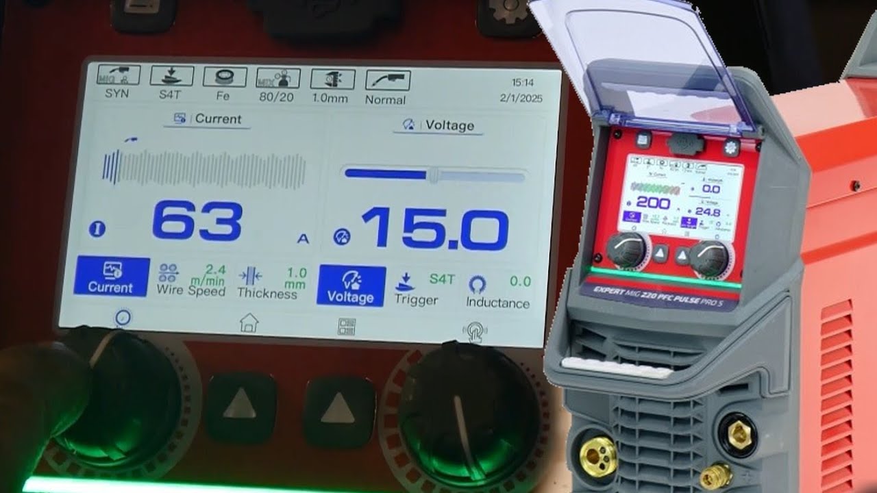 Mein MIG/MAG  Schweißgerät  - Ideal Expert MIG 220 PFC PULSE Pro5 LCD