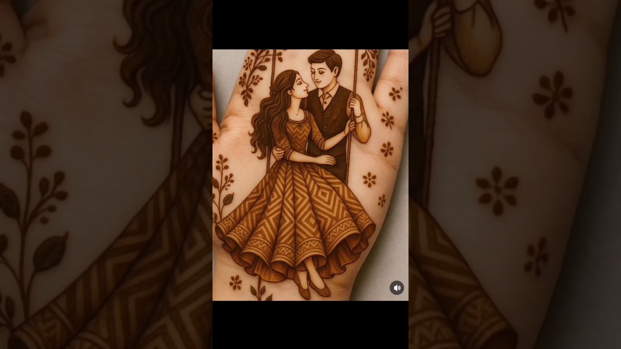 ❤️couple mehndi design #couple #henna #bridal #trending #love