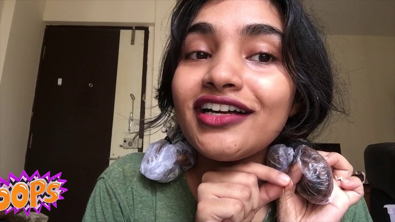 COLORING & BLEACHING MY HAIR AT HOME | DIY PURPLE OMBRE
