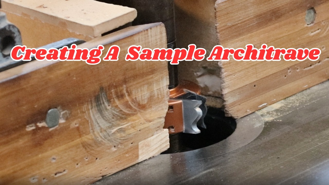 Making A Sample Architrave Profile | Woodworking Projects