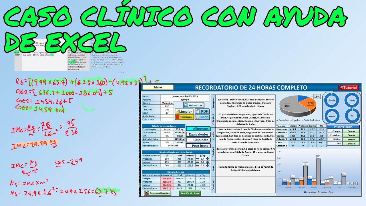 RESOLVIENDO CASO CLÍNICO NUTRICIONAL