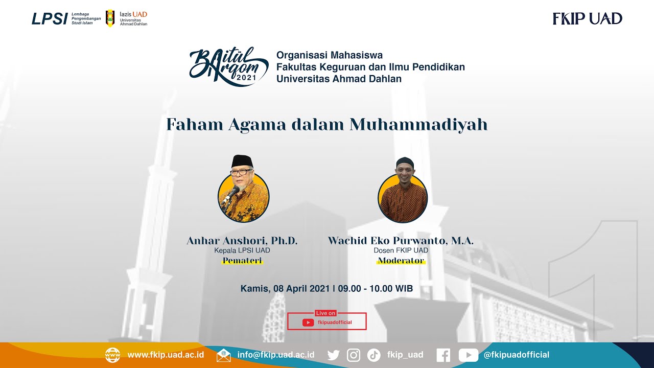 [Baitul Arqom 2021] - Sesi 1 Faham Agama dalam Muhammadiyah