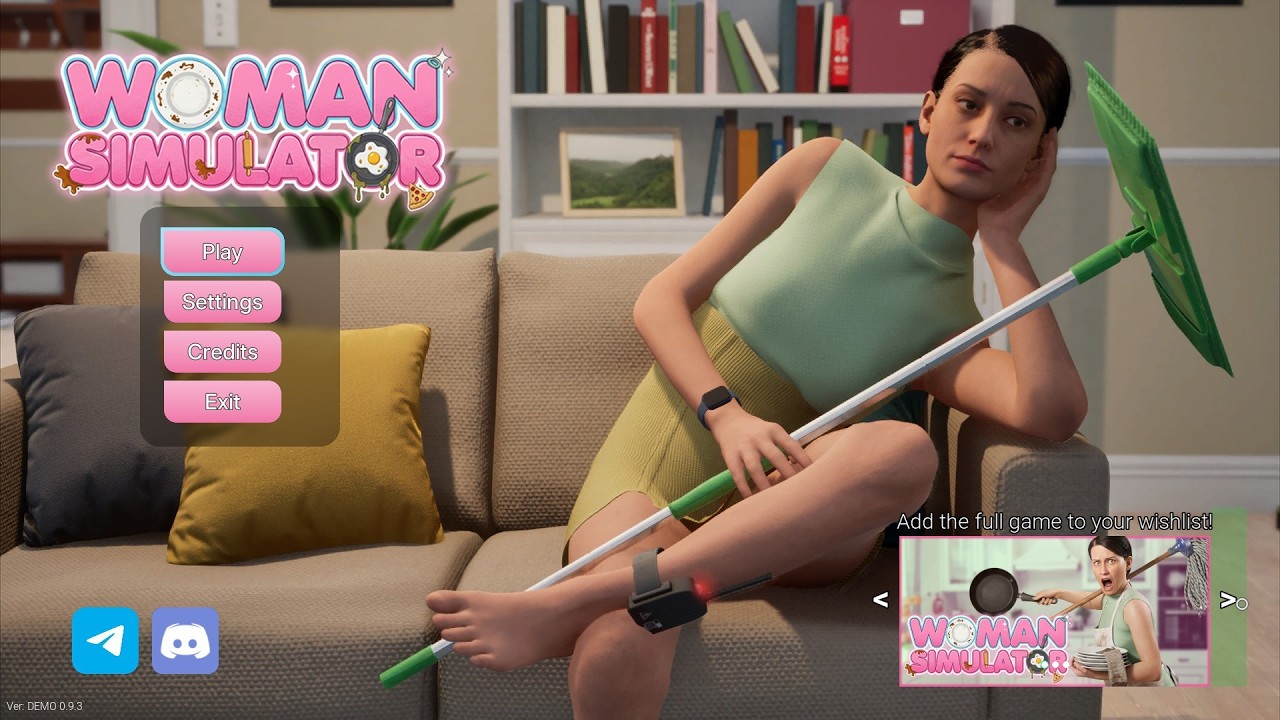 Woman Simulator Demo CZ - Vytrit, vyprat, umyt ... :-D