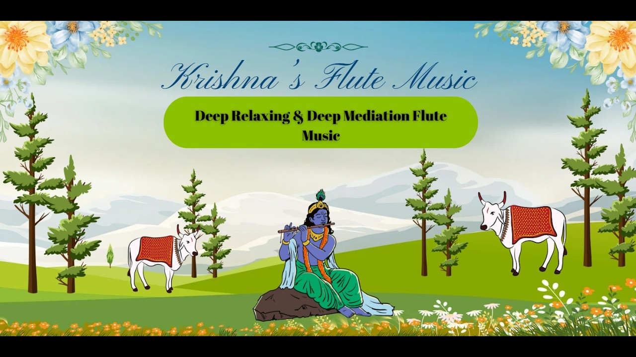 👉 Meditation Music &ndash; 30 Minutes Pure Krishna Flute | Peaceful Bansuri Instrumental