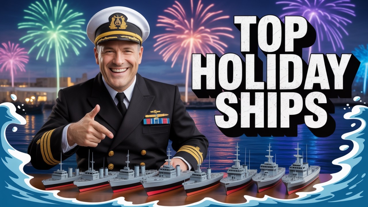 Откройте для себя ЛУЧШИЕ праздничные корабли в World of Warships СЕГОДНЯ!