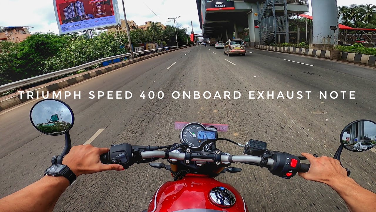 Triumph Speed 400 Onboard Exhaust note [RAW]
