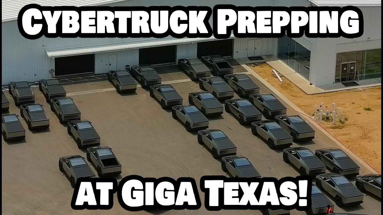 CYBERTRUCK PREPPING AT GIGA TEXAS! - Tesla Gigafactory Austin 4K  Day 6/3/24 - Tesla Terafactory TX