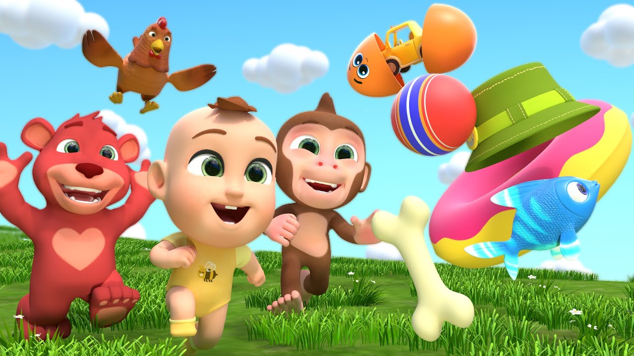 Eeny Meeny Miny Moe Animal Fun Song + MORE Lalafun Nursery Rhymes & Kids Songs